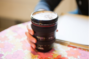 caneca de lente