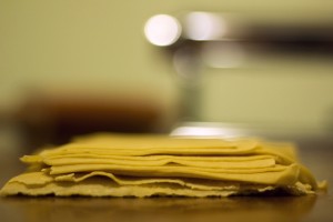 lasanha com massa caseira