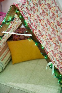 como fazer uma cabaninha para criança