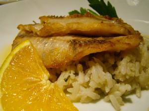 tilapia ao molho de laranja