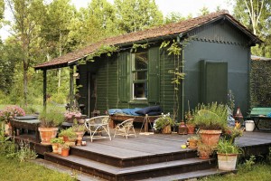 morar numa cabana