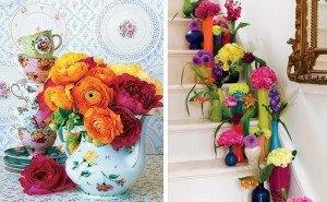 flores na decoração