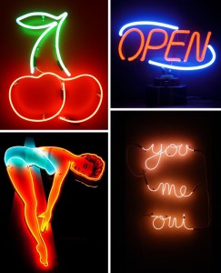 letreiros neon na decoração