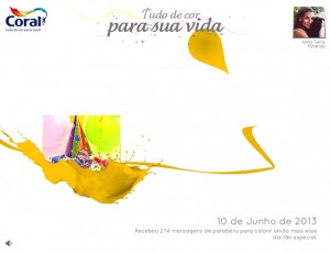 tudo de cor pra você