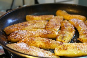 banana frita